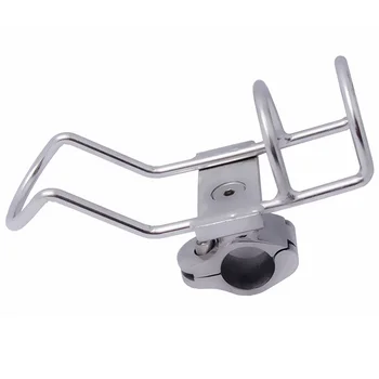 

Kayak Clamp On Boat Mount Pole Fishing Rod Holder Tube Bracket Tackle Rotatable Stainless Steel Equipment Adjustable Rest Rails