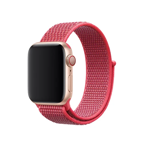 Спортивные петли для наручных часов Apple watch, версии 5 4 44 мм 40 мм, ремешок 42 мм, 38 мм, версия наручных часов Iwatch серии 5/4/3/2/1 двухслойного тканого нейлона браслет ремень - Цвет ремешка: 16