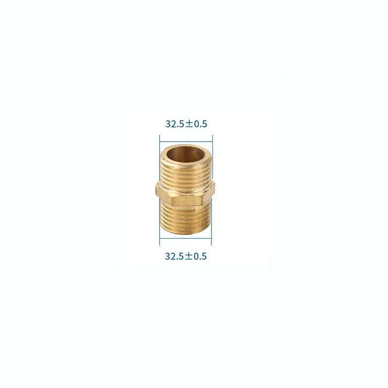 

1" BSP Male Thread Pneumatic Brass Pipe Fitting Equal Straight Adapter Tube Connector for Air