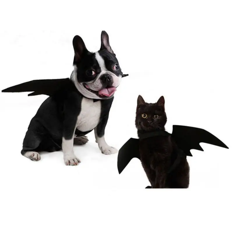 

Funny Cats Cosplay Costume Halloween Pet Bat Wings Cat Bat Costume Fit Party Dogs Cats Playing Pet Accessories Cat Clothes