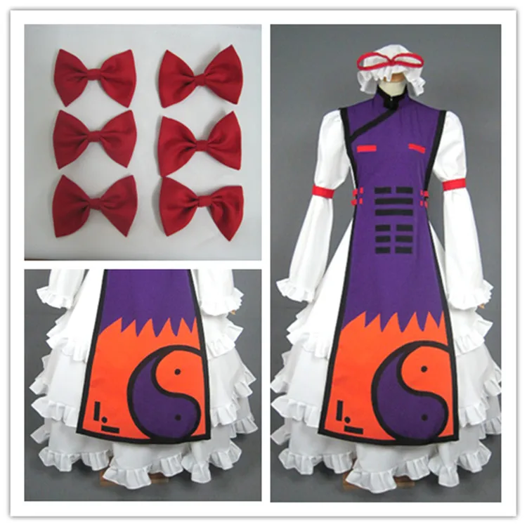 Touhou Project Yukari Yakumo, карнавальный костюм, высокое качество, на заказ, для Хэллоуина и Рождества, вечерние