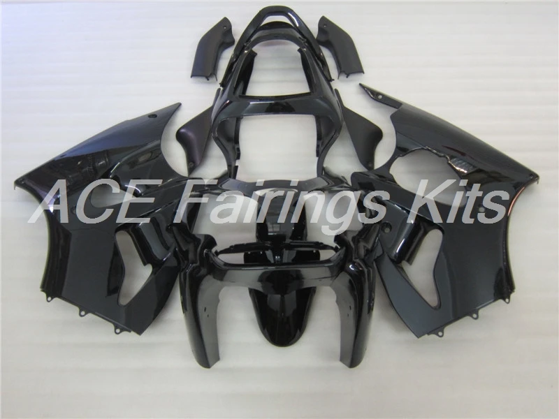 ABS Полный Обтекатель подходит для Kawasaki ZX6R 2000 2001 2002 мотоцикл Обтекатели ZX-6R 00 01 02 ниндзя 636 кузов все черные огни