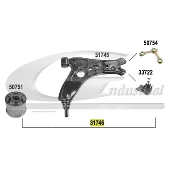 

ARMS SUSPENSION RIGHT SEAT CORDOBA IBIZA 6Q0407151D