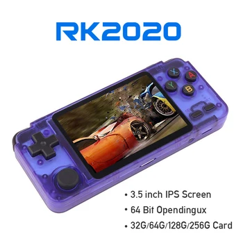 

RK2020 Retro Game Console 64-bit Open Source System Built-in 15000+ Games Mini Handheld Video Game Consoles
