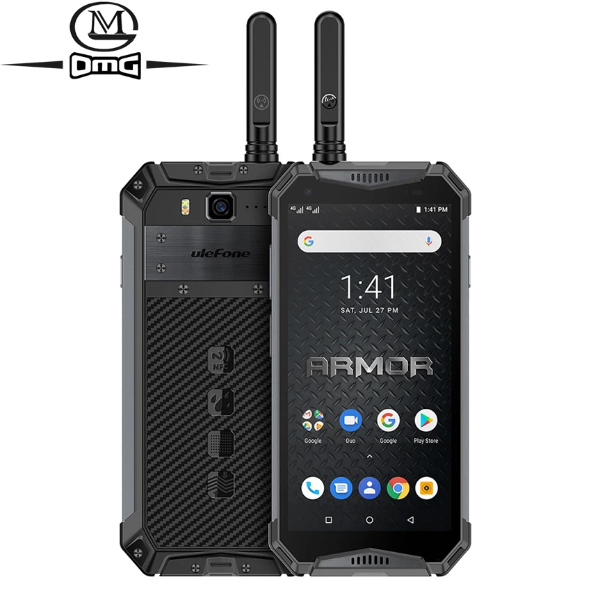 

Ulefone Armor 3WT 10300mAh NFC Walkie-Talkie shockproof Mobile Phone 6GB 64GB 21MP Octa Core Android 9.0 4G Rugged Smarphone