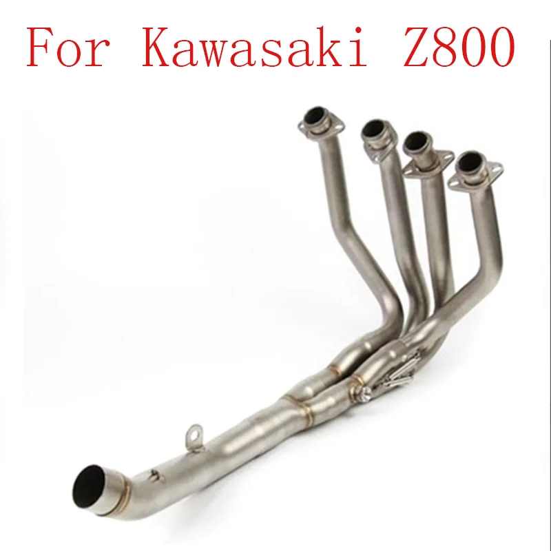 

Motorcycle Front Connecting Pipe Fit for Kawasaki Z800 800 Exhaust Systems Upgrade Muffler Motocross Pit Bike Motocross