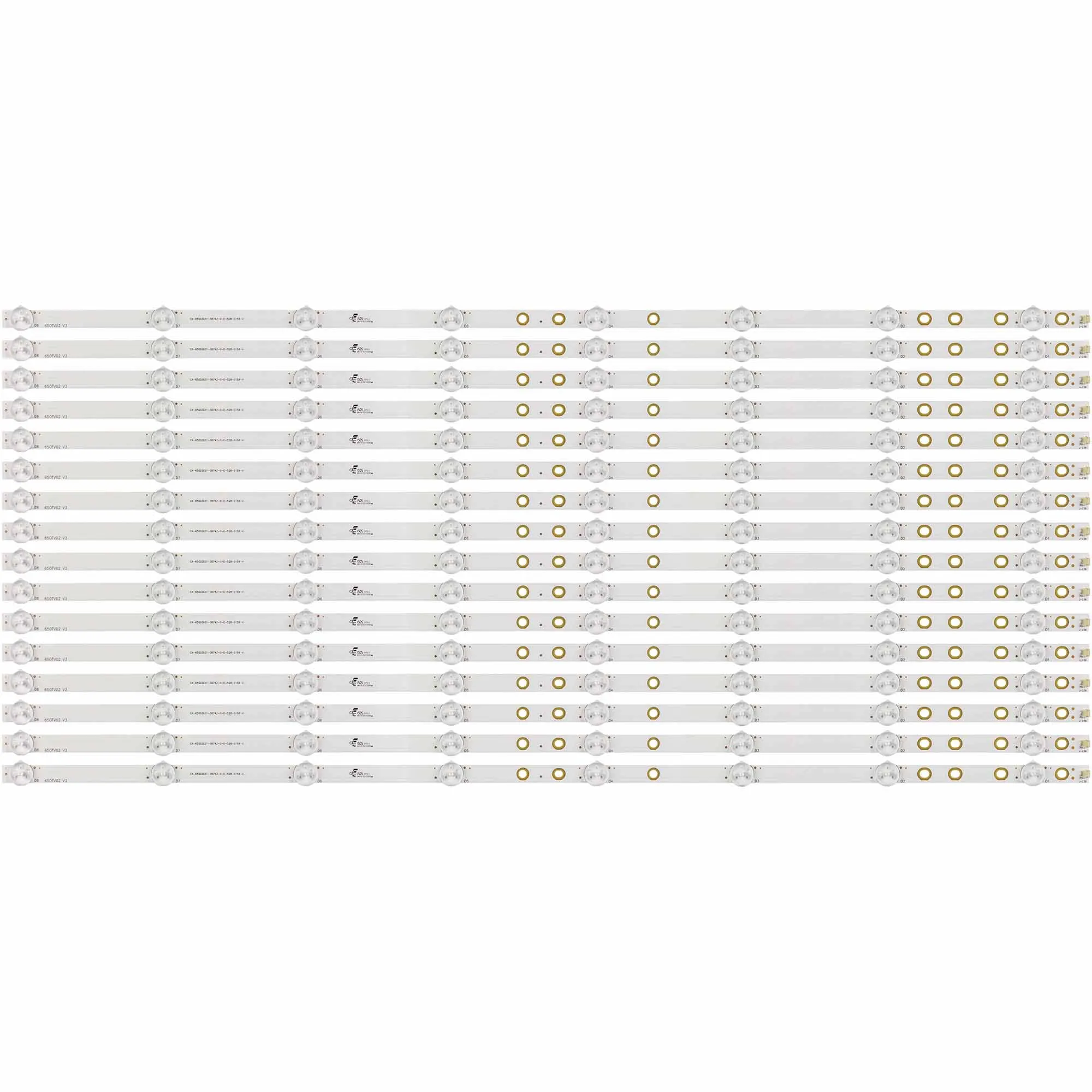 16pcs/set 8LED 710mm LED backlight strip for Sony KDL-65W805 KDL-65W855C Kdl-65W859C 650TV02 V3 T650HVF05.1 T650HVF05 | Компьютеры и