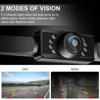 

1PCS HD Night Vision Car Rear View Camera 170° Wide Angle Reverse Parking Camera Waterproof CCD LED Auto Backup Monitor