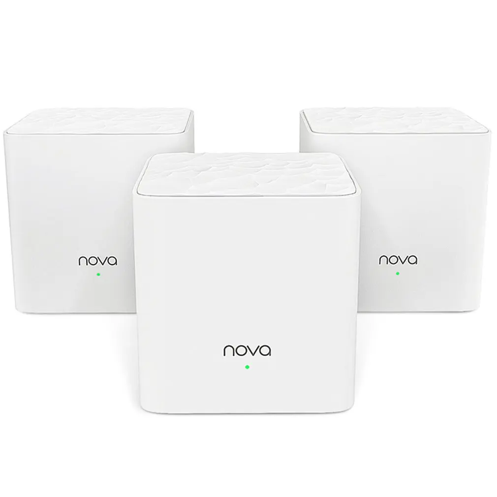 

Tenda Nova MW3 AC1200 Dual-Band Wireless Router for Whole Home Wifi Coverage Mesh WiFi System Wireless Bridge, APP Remote Manage