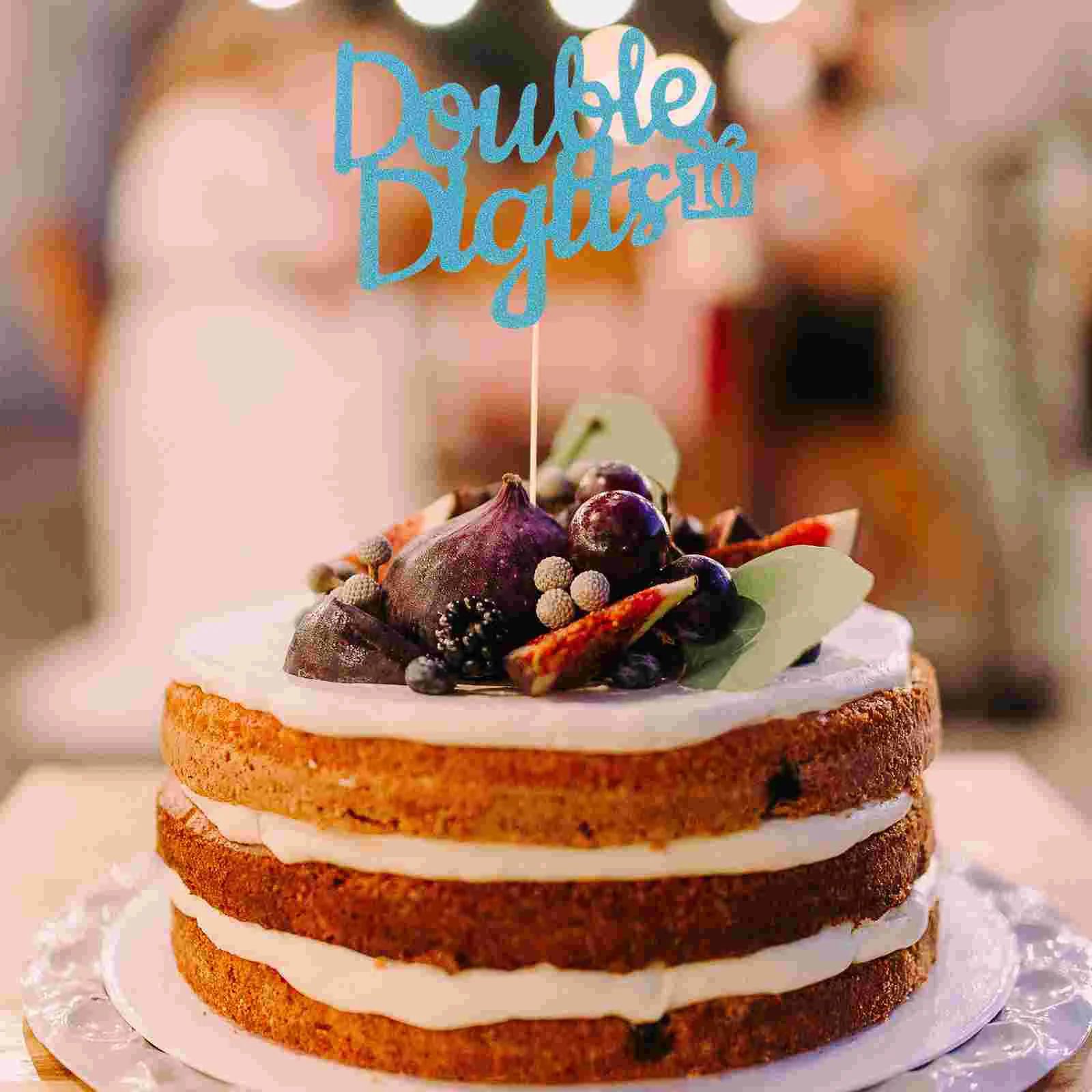 5 шт. двухразрядные топперы для торта на день рождения украшения | Дом и сад