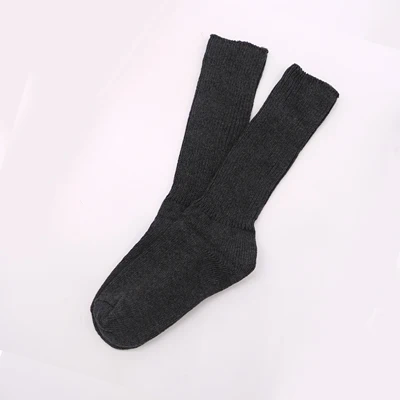 1pair Women Socks 1 пара японский Повседневное хлопковые носки теплые однотонные Вязание длинные носки до колена для Для женщин Для мужчин на осень и зиму в стиле Харадзюку ретро-носки, Calcetines Mujer - Цвет: 1pair Women Socks