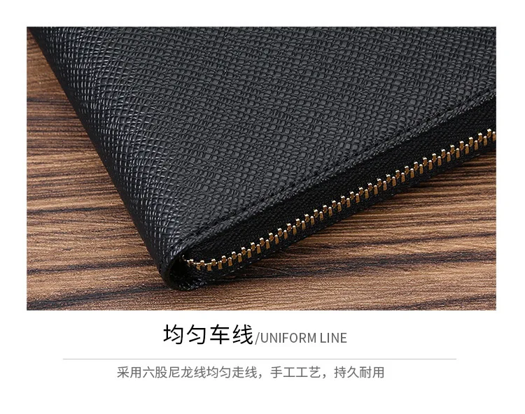 Multi Function Clip Case, Large Capacity Zipper, Hand Holding Certificate, Zero Wallet