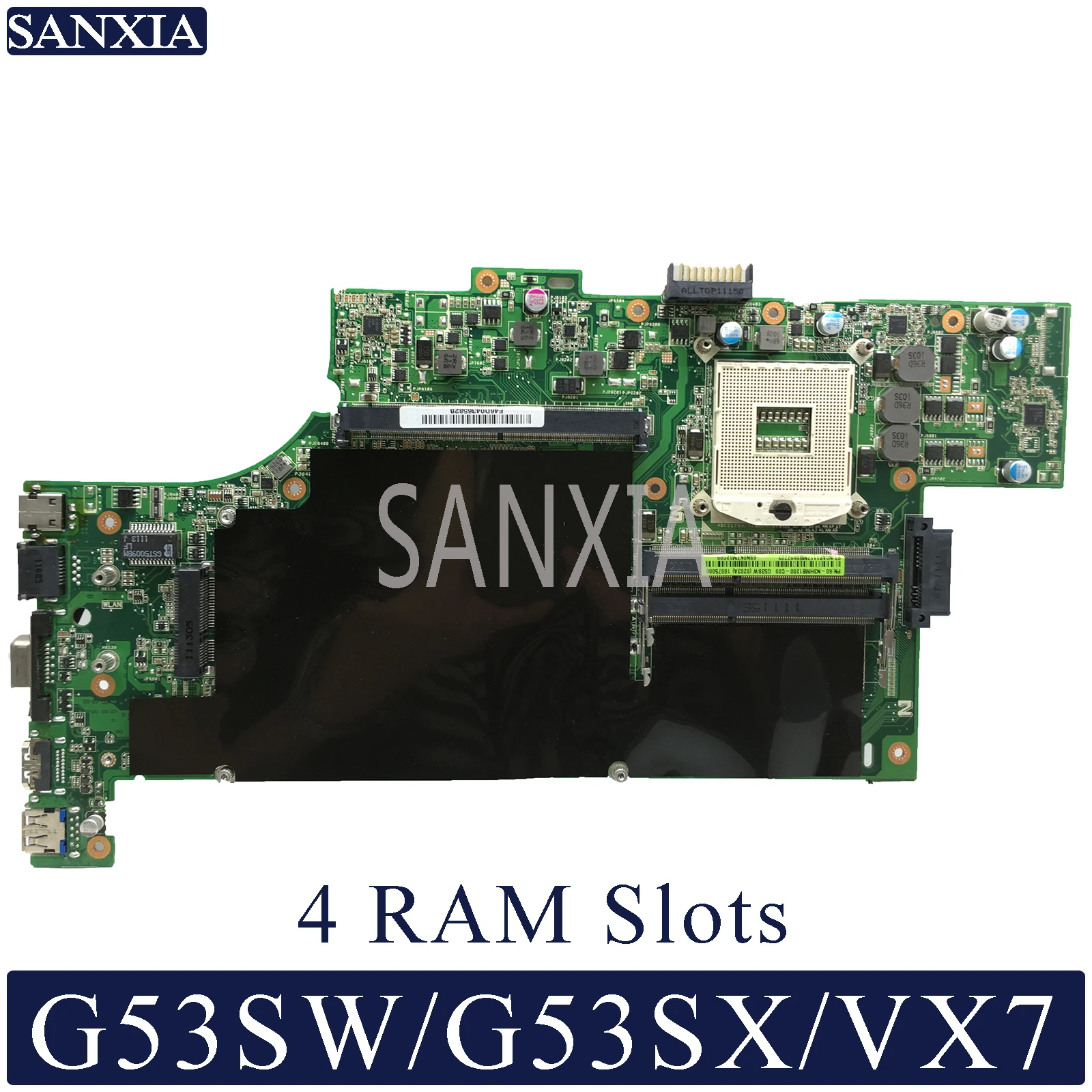 KEFU G53SW материнская плата для ноутбука ASUS G53SW G53SX G53S G53 VX7 VX7S Тесты оригинальная материнская плата