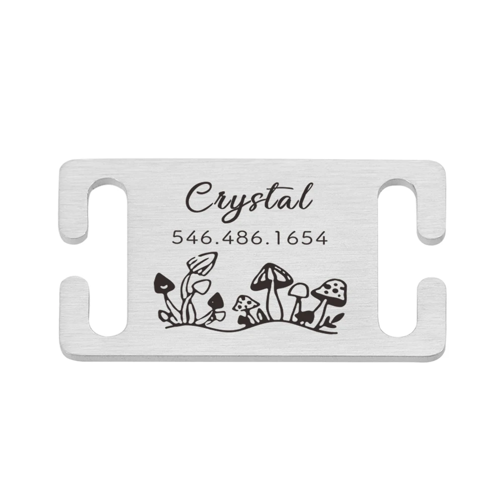 Customized Puppy Dog Tag Anti-lost Engraved Pet Dog Collar Accessories Personalized Cat Puppy ID Plate Stainless Steel Name Tags 