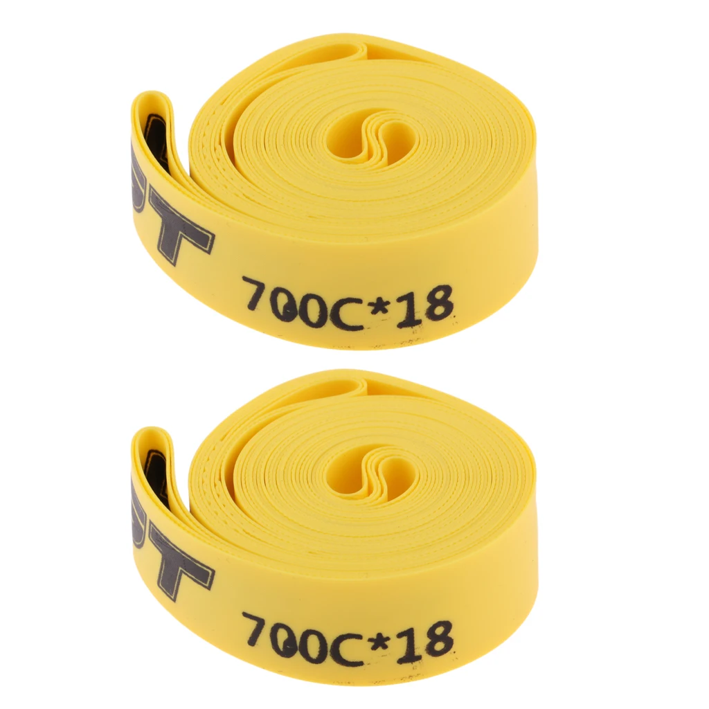 700c x 18mm 2 шт MTB горный велосипед шины проколов ремень 26/27,5/29 дюймов 700C Защитная Прокладка для шин велосипедные запчасти - Цвет: 700c x 18mm