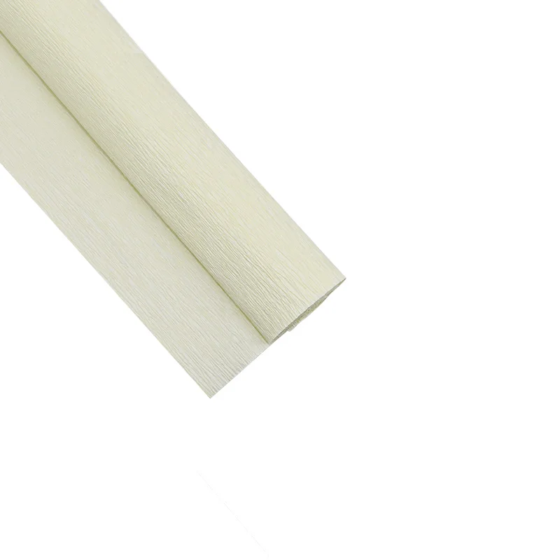 P02 Beige 1 шт. 250x50 см DIY ремесло цветок оберточная гофрированная бумага сморщенная рулонная бумага вечерние украшения скрапбук цветочный художественный упаковочный материал - Цвет: P02 Beige