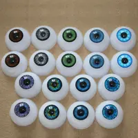 1Pair Acrylic Plastic Eyeball Reborn Doll Accessories Doll Safety Eyes Puppet Making Dinosaur Eyes Soft Toy DIY Crafts Accessory 1
