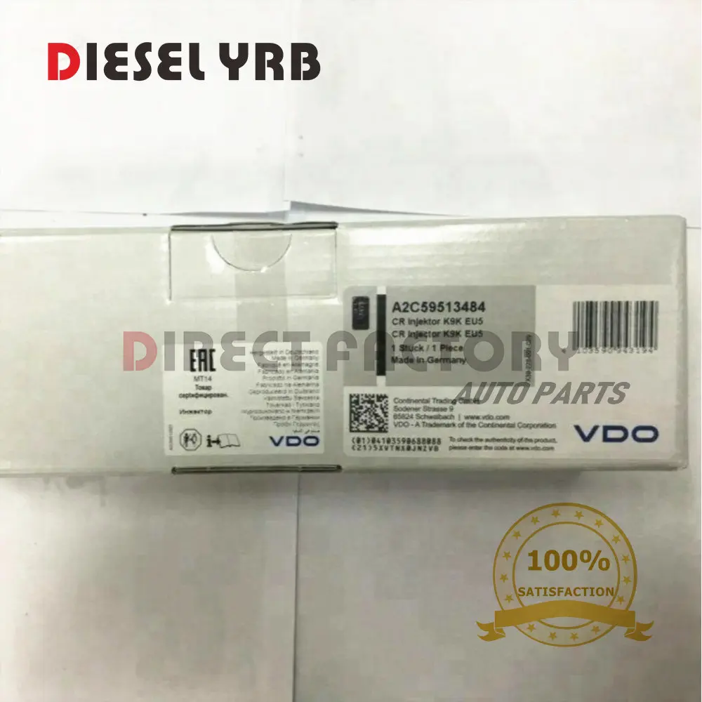 4 шт. дизельный топливный инжектор в сборе A2C59513484, 5WS40536, 16600-00Q1F, 16600-8052R, 8200903034