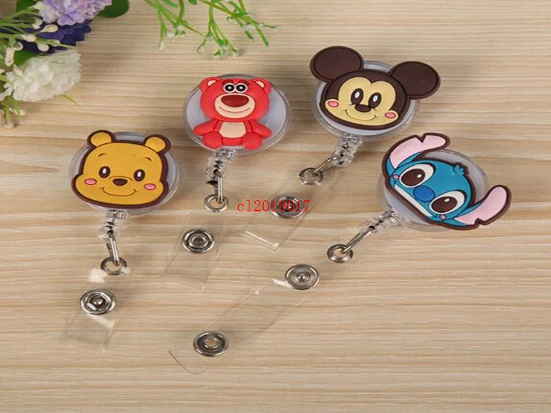 Cartoon cute easy to pull buckle card clip waterproof card expansion clip