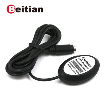 

BEITIAN New 3.6V-5.0V RS-232 Level 4800bps 4M Flash PS2 Female connector GPS receiver BS-74P4