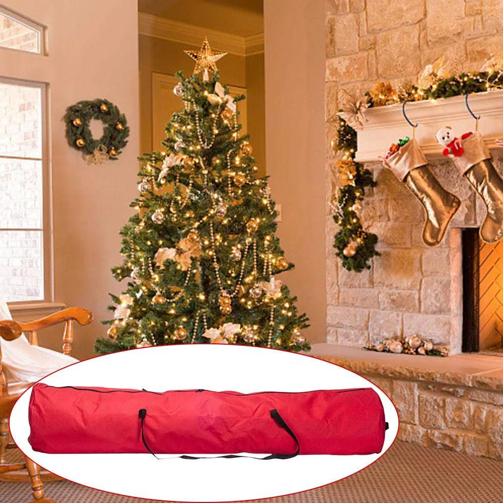 55 дюймов сумка для хранения рождественской елки Оксфорд сверхмощный большой