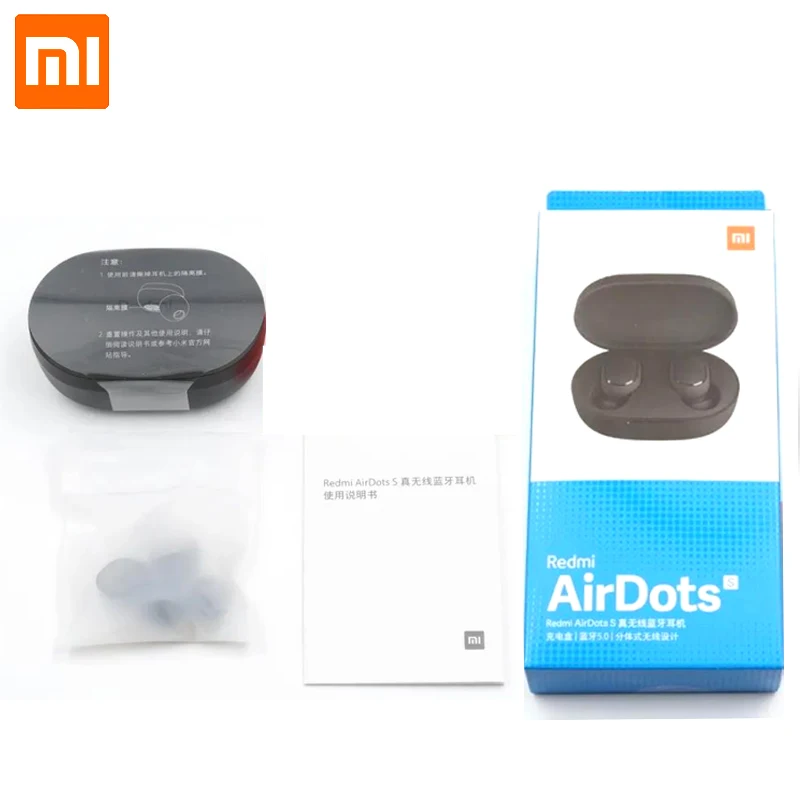 Беспроводные наушники Xiaomi Redmi AirDots S с микрофоном гарнитура TWS управлением ии Bluetooth