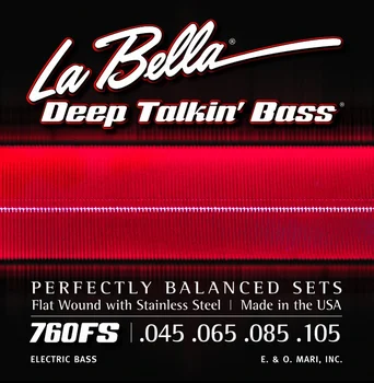 

760fs string kit for 4 string bass guitar 45-105 La Bella