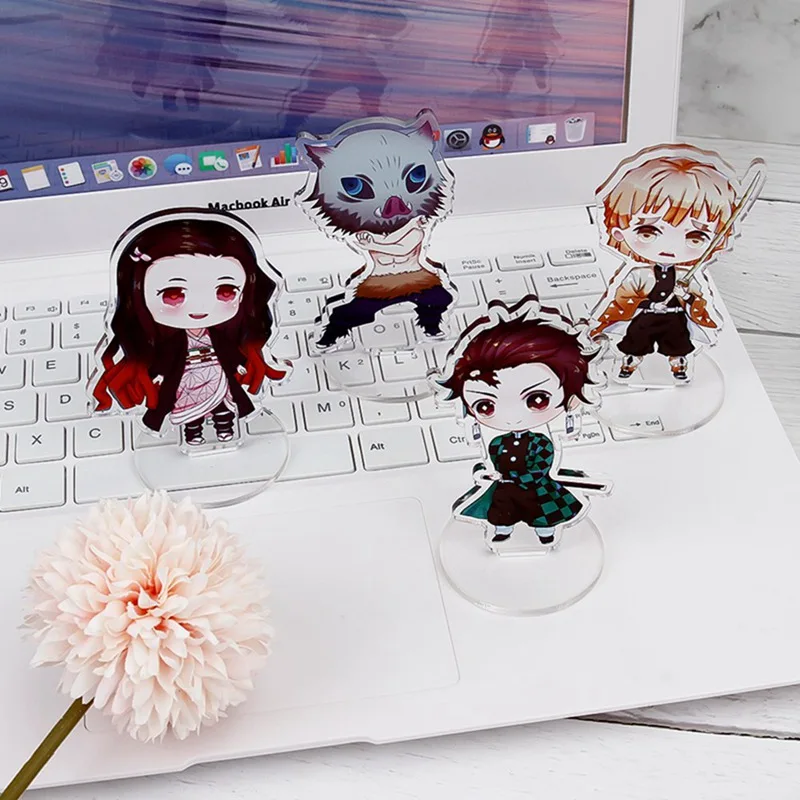 Аниме Demon Slayer: Kimetsu No Yaiba Tomioka Giyuu Kamado Tan Косплей прозрачный акриловый брелок с подвеской для сумки подарки