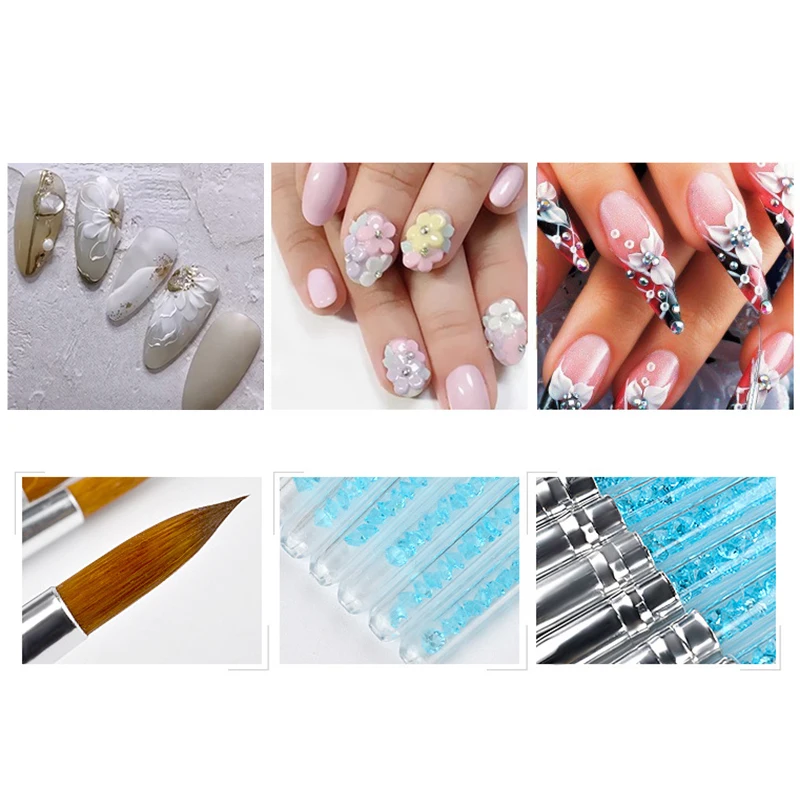 6 sztuk/zestaw nylonowe włosy szczotka do paznokci niebieski uchwyt z kryształkami Kolinsky pędzel akrylowy długopis żel do paznokci Builder rzeźba rozsianych narzędzia do rysowania 3 6 sztuk/zestaw nylonowe włosy szczotka do paznokci niebieski uchwyt z kryształkami Kolinsky pędzel akrylowy długopis żel do paznokci Builder rzeźba rozsianych narzędzia do rysowania 3