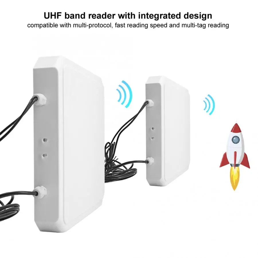 UHF ③ USB кард-ридер RS232/RS-485 WG26/34 для парковки склада 100-240 В