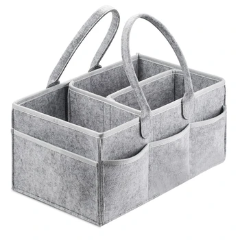 

Baby Diaper Caddy Organizer Portable Holder Bag for Changing Table and Car, Nursery Essentials Storage bins