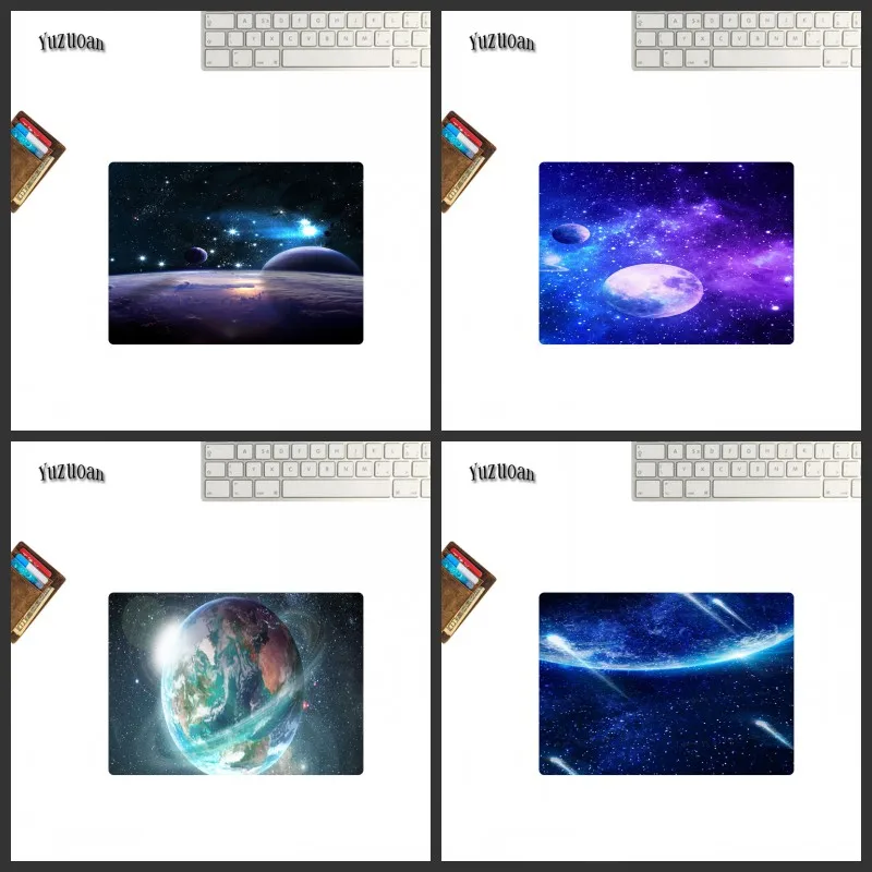 

Mairuige Vast Universe Planet Pattern Printing Small Mouse Pad Notebook PC Computer Pad Office Table Pad Rubber Non-slip Mat