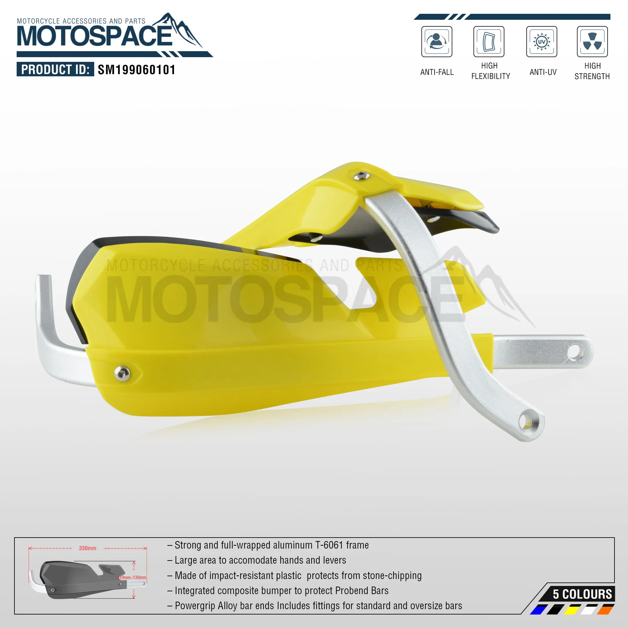 Spacemotors PZ-Motech рукавицы для мотоцикла подходят для 7/" 22 мм Handlebar1-1/8 28 мм жир бар CR XR YZ WR EX TTR CRF WRF EXC DRZ