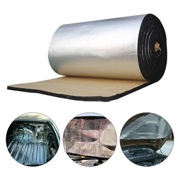 

100 * 140cm Car Sound Proofing Deadening Vehicle Insulation 10mm Anti-noise Heat Closed Foam For Car interior Accessories Tools