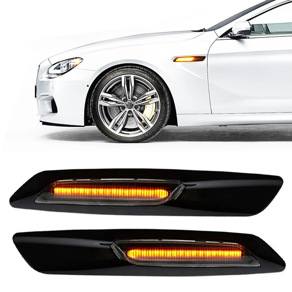 

Sequential Blinker LED Turn Signal Indicator Dynamic Lights For BMW E82 E81 E88 E46 Sedan E90 E91 E92 E93 E60 E61 X1 X3 E84 E83
