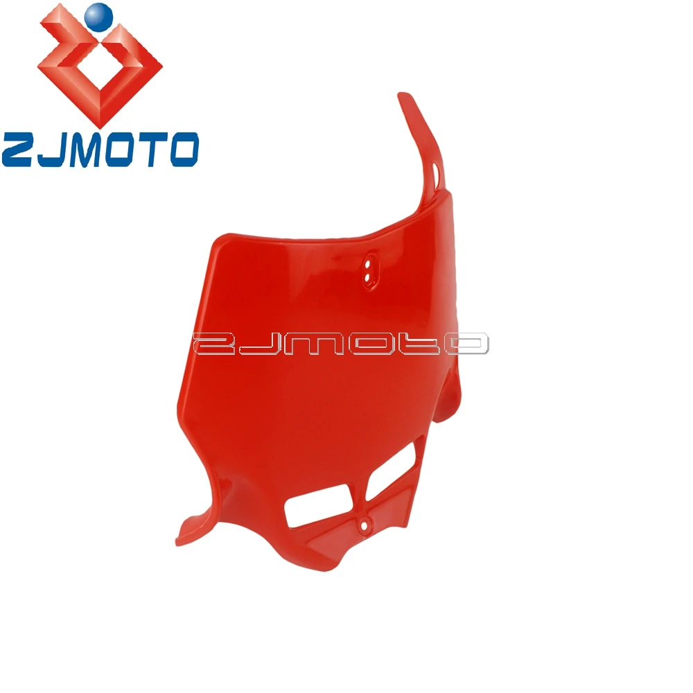 Универсальный Мотоцикл Мотокросс красный передний номерной знак для Honda XR CR CRF 230 250 450 650