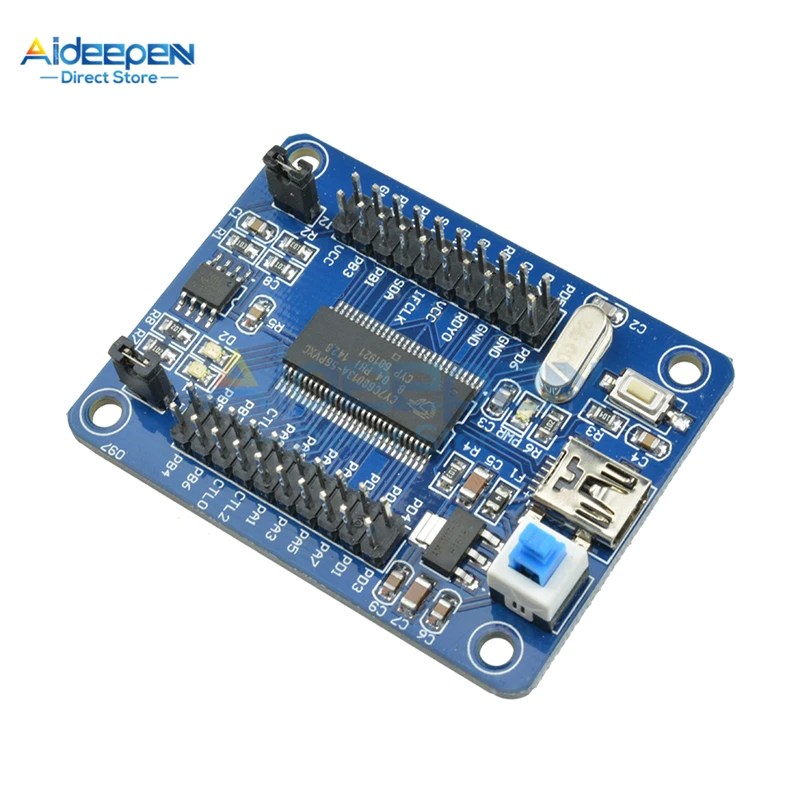 EZ-USB FX2LP CY7C68013A USB логический анализатор основной модуль платы с I2C IIC последовательный SPI интерфейс мини USB модуль