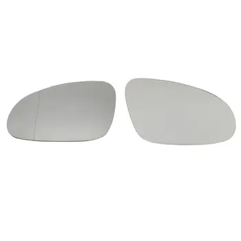 

1 Pair Left Right Side Heated Rear View Mirror Glass Replacement for Golf 5 MK5 2005-2009 3C0857521 3C0857522
