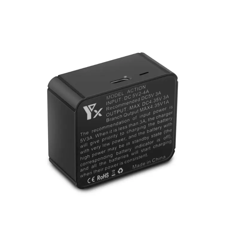 3 3 в 1 Смарт USB зарядное устройство type-c зарядный порт батарея зарядная коробка док-адаптер для DJI OSMO Action S порт s аксессуары для камеры