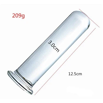 125mm Long Anal Plug Glass Buttplug Men Prostate Massage Sex Toys Women Dildo Cristal Butt Plug Masturbator Anal Massager 4