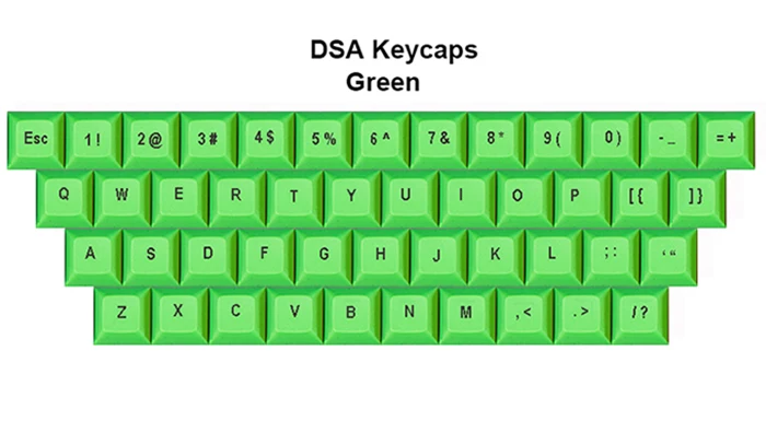 NPKC 46 шт. 1u DSA колпачки для ключей PBT Материал лазерная гравировка верхняя печать или пустой для Cherry MX переключатели механических клавиатуры