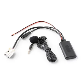 

Universal Car AUX USB Audio Music Adapter Wireless Microphone Handsfree Car Switch Panel Stereo Light Cable Radio