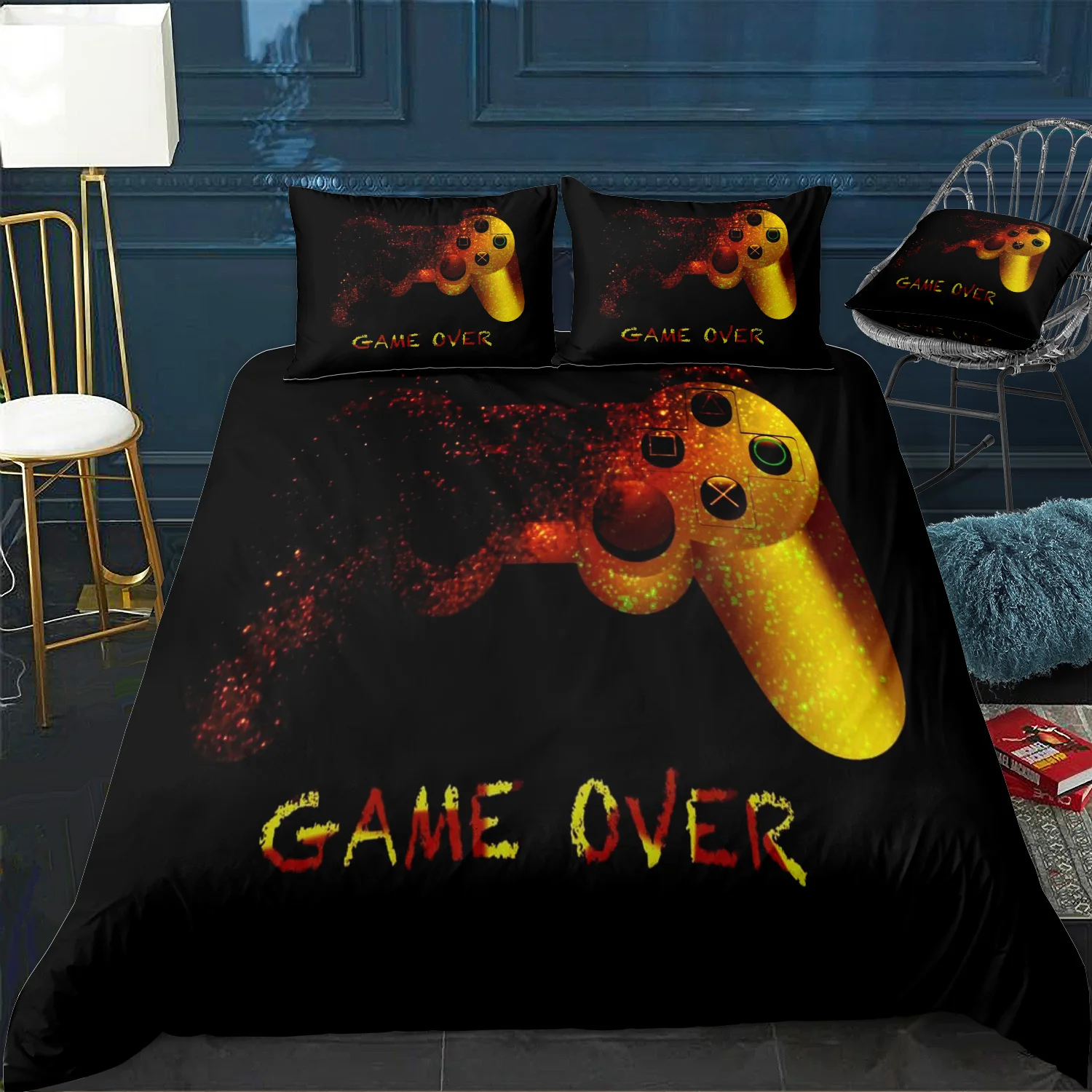 Playstation Sticks Copripiumino Twin/Queen/King Size Set Biancheria Da Letto Trapunta Di Lusso Con Federa Home Bed Decora Dropshipping