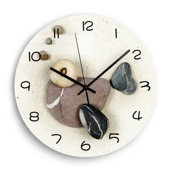 

Acrylic Decorative Wall Clock DIY Stone Birds Mute Modern Wall Clocks Mechanism Digital Numbers Clock Living Room Home Decor