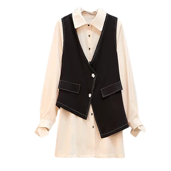 

Fp8022 2019 new autumn winter women fashion casual 2pieces set suit Big Plus size womens