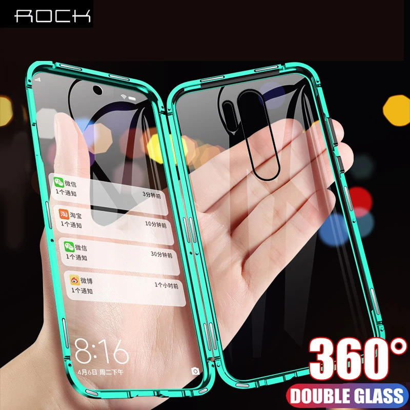 Металлический магнитный чехол ROCK 360 для Xiaomi mi 9 T K20 Pro Магнитный с откидной крышкой