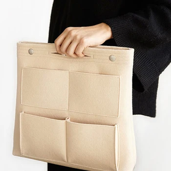 

Universal Makeup Bag Carry Pouch Gift Cosmetic Handbags Outdoor Cosmetic Case Toiletry Wallet Felt Travel Organizer Key Chain