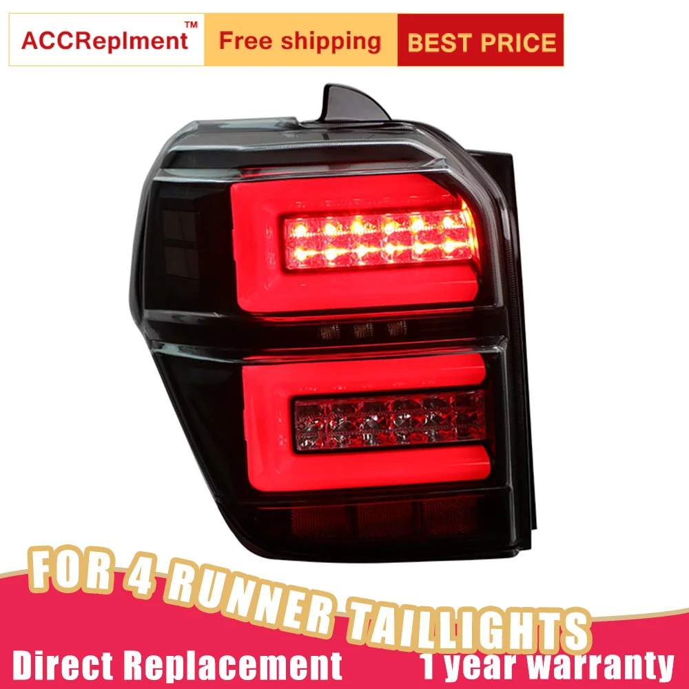New LED Taillight Assembly For Toyota 4Runner 2010-2021 LED Rear Lamp Brake Reverse Light Rear Back Up Lamp DRL Car Taillight