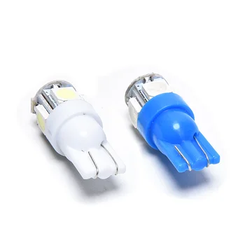 

2Pcs/Set DC 12V White Blue 5 LED Car License Plate Light Lamp Bulbs Number Plate Light for Motorcycle Boats