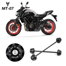 Hinten Vorderachse Gabel Crash Slider Motorrad Rad Protector Für YAMAHA MT-07 FZ-07 2014-2020 15 16 17 18 19 MT07 FZ07 MT FZ 07